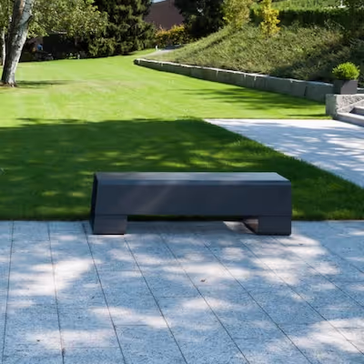 Swisspearl Die Bank im Garten